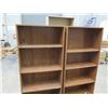Image 2 : Qty 2 Tall 5-Tier Wall Shelving Units 28" x 12"x 72" Tall