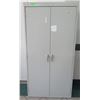 Image 1 : HON Metal 2 Door Locking Cabinet w/ 4 Shelves Inside 35"x18"x72"H