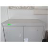 Image 3 : HON Metal 2 Door Locking Cabinet w/ 4 Shelves Inside 35"x18"x72"H