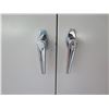 Image 5 : HON Metal 2 Door Locking Cabinet w/ 4 Shelves Inside 35"x18"x72"H