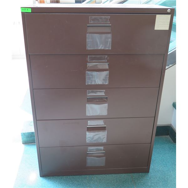 Harbor Universal Metal 5 Drawer Lateral Legal File Cabinet 41"x19"x60"H