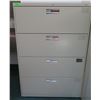 Image 1 : HON Metal 4 Drawer Lateral Legal File Cabinet 36"x19"x53"H