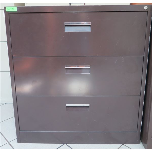 Harbor Universal Metal 3 Drawer Lateral Legal File Cabinet 36"x19"x39"H