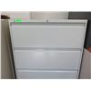 Image 2 : Beige Metal 4 Drawer Lateral Legal File Cabinet