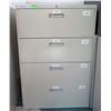 Image 1 : Beige Metal 4 Drawer Lateral Legal File Cabinet