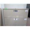 Image 2 : Beige Metal 4 Drawer Lateral Legal File Cabinet