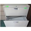 Image 3 : Beige Metal 3 Drawer Lateral Legal File Cabinet