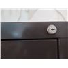 Image 2 : Brown Metal 3 Drawer Lateral Legal File Cabinet