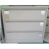 Image 1 : Beige Metal 3 Drawer Lateral Legal File Cabinet