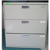 Image 1 : Beige Metal 3 Drawer Lateral Legal File Cabinet