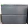 Image 1 : HON Metal 2 Drawer Lateral Legal File Cabinet w/ Key
