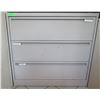 Image 1 : Beige Metal 3 Drawer Lateral Legal File Cabinet