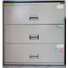Image 1 : Beige Metal 3 Drawer Lateral Legal File Cabinet