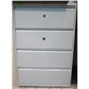 Image 1 : Beige Metal 4 Drawer Lateral Legal File Cabinet