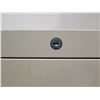 Image 2 : Beige Metal 4 Drawer Lateral Legal File Cabinet 36"x18"x53"