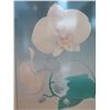 Image 2 : Floral Art Print Signed by Artist Bushnell (?) Matted & Wood-Framed 30"x25"