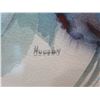 Image 3 : Abstract Art Work Signed by Artist Hudson Matted & Framed 31"x36"