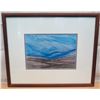 Image 1 : Certified Art Work Signed by Michael Colombo Matted & Wood-Framed 27"x21"