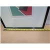 Image 8 : Abstract Art Work Signed by Artist Helen Gilbert 14/20 Matted & Framed 16"x19"