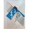 Image 2 : Abstract Art Work Signed by Artist Helen Gilbert 19/60 Matted & Framed 16"x19"