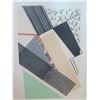 Image 2 : Abstract Art Work Signed by Artist Helen Gilbert 19/60 Matted & Framed 16"x19"