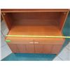 Image 13 : Wooden Shelving Unit w/ 2-Door Cabinet 34"x19"x71"