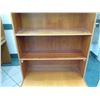 Image 3 : Wooden Shelving Unit w/ 2-Door Cabinet 34"x19"x71"