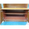 Image 5 : Wooden Shelving Unit w/ 2-Door Cabinet 34"x19"x71"