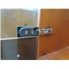 Image 8 : Wooden Shelving Unit w/ 2-Door Cabinet & Tinted Glass Door 34"x19"x71"