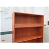 Image 2 : Wooden Shelving Unit w/ 3-Drawers 34"x19"x71"
