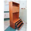 Image 8 : Wooden Shelving Unit w/ Cabinet & Bottom Drawers 34"x19"x71"