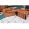Image 1 : Wooded Modular Shelf Unit Unassembled w/ 2 Door Cabinets