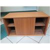 Image 2 : Wooded Modular Shelf Unit Unassembled w/ 2 Door Cabinets