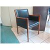 Image 2 : Qty 2 Taylor Chair Co. Wooden Upholstered Arm Chairs 22"x18"x32"