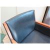 Image 3 : Qty 2 Taylor Chair Co. Wooden Upholstered Arm Chairs 22"x18"x32"