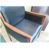 Image 4 : Qty 2 Taylor Chair Co. Wooden Upholstered Arm Chairs 22"x18"x32"