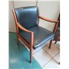 Image 2 : Qty 2 Johnson Chair Co. Wooden Upholstered Arm Chairs 23"x19"x32"