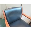 Image 3 : Qty 2 Johnson Chair Co. Wooden Upholstered Arm Chairs 23"x19"x32"