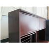 Image 3 : Wooden Multi-Section Desk w/ Hutch, 2 Top Cabinets & 3 File Cabinets 79"x22"x75"
