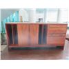 Image 2 : Wooden Sideboard Cabinet w/ 2 Sliding Doors & 3 Drawers 52"x14"x25"