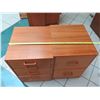Image 8 : Qty 2 Jesper Int'l Wooden Cabinets: 2 Drawer File & 4 Drawer 18"x20"x27