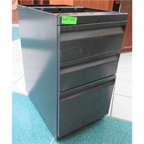 Metal 3 Drawer Cabinet w/ Open Top 15"x23"x28"