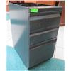 Image 1 : Metal 3 Drawer Cabinet w/ Open Top 15"x23"x28"