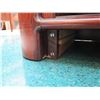 Image 10 : Kibaek Mobelfabrik Wooden Side Cabinet w/ Sliding Doors & Glass Top 77"x22"x30"