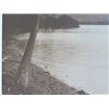 Image 4 : Black & White Beach Scene Print Matted in Wooden Frame 25"x32"