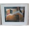 Image 1 : Big Island Landscape Signed by Brombey (?) 1/25 Framed & Matted 34"x28"