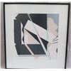 Image 1 : Abstract Art Work Signed by Artist Helen Gilbert 2/10 Matted & Framed