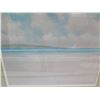 Image 3 : Beach Art Work Signed by Artist Lowrey Matted & Framed 27"x34"