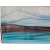 Image 2 : Certified Art Work Signed by Michael Colombo Matted & Wooden Framed 40"x22"