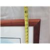 Image 9 : Certified Art Work Signed by Michael Colombo Matted & Wooden Framed 40"x22"